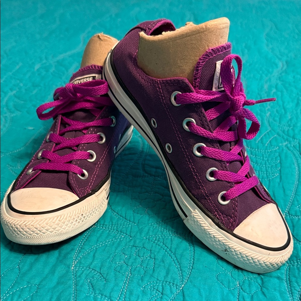 Converse Sneakers in Vibrant Purple